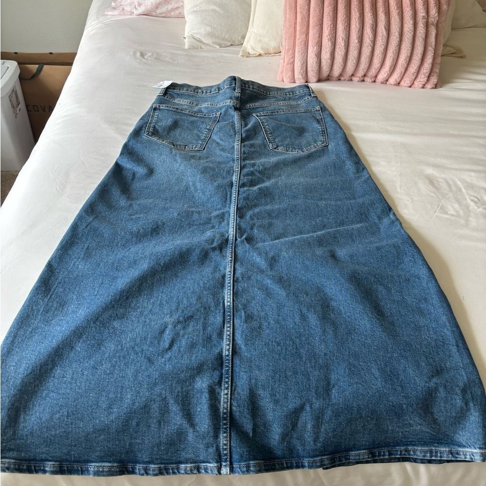 GAP Blue Denim Maxi Skirt - Picture 5 of 5